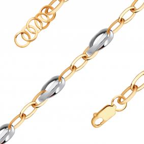 Золотой браслет плетение Фантазийное Радуга РТ-26345 РТ-26345 фото