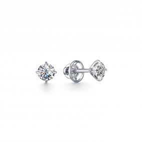 Серебряные серьги Дар С-2446рс200 с фианитом С-2446рс200 фото