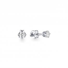 Серебряные серьги Дар С-2451рс200 с фианитом С-2451рс200 фото