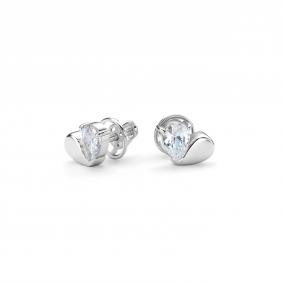 Серебряные серьги Дар С-2533рс200 с фианитом С-2533рс200 фото