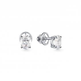Серебряные серьги Дар С-3899рс200 с фианитом С-3899рс200 фото