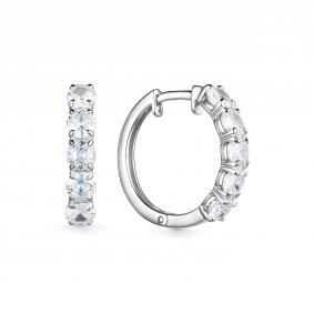 Серебряные серьги Дар С-5055рс200 с фианитом С-5055рс200 фото
