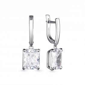 Серебряные серьги Дар С-5068рс200 с фианитом С-5068рс200 фото
