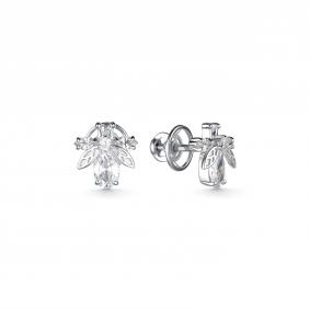Серебряные серьги Дар С-5128рс200 с фианитом С-5128рс200 фото
