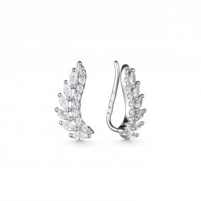 Серебряные серьги Дар С-5131рс200 с фианитом С-5131рс200 фото