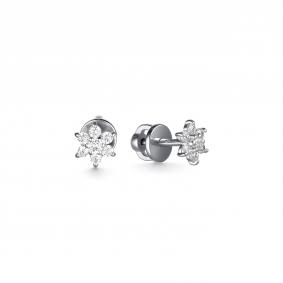 Серебряные серьги Дар С-5135рс200 с фианитом С-5135рс200 фото