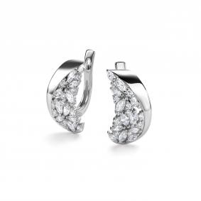 Серебряные серьги Дар С-5173рс200 с фианитом С-5173рс200 фото