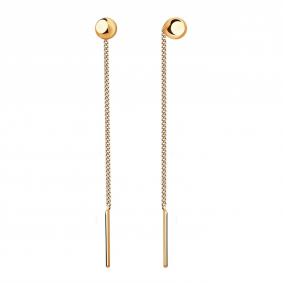 Золотые серьги Красносельский ювелир С1112 С1112 фото