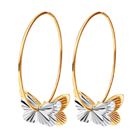 Золотые серьги Красносельский ювелир С1793 С1793 фото