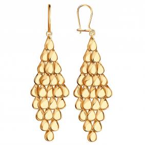 Золотые серьги Красносельский ювелир С2089 С2089 фото