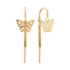 Золотые серьги Красносельский ювелир С2101 С2101 фото