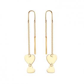 Золотые серьги Красносельский ювелир С2125 С2125 фото