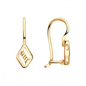 Золотые серьги Александра С216ск С216ск фото