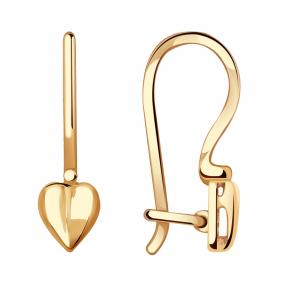 Золотые серьги Александра С224ск С224ск фото