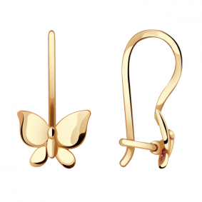 Золотые серьги Александра С228с С228с фото