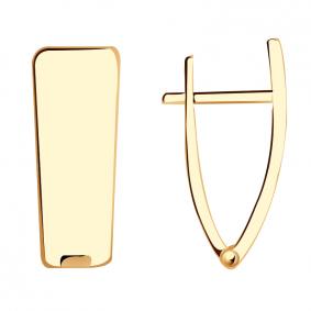 Золотые серьги Красносельский ювелир С3297 С3297 фото