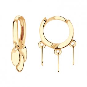 Золотые серьги Красносельский ювелир С3387 С3387 фото