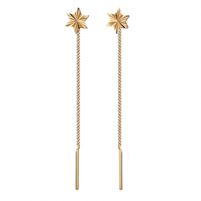 Золотые серьги Александра С347ск С347ск фото