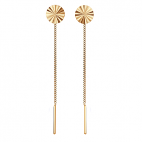 Золотые серьги Александра С348ск С348ск фото