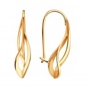 Золотые серьги Красносельский ювелир С3512 С3512 фото