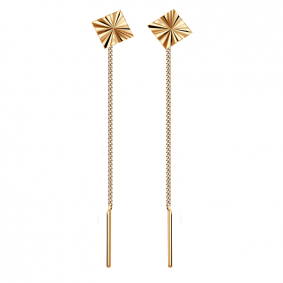 Золотые серьги Александра С351ск С351ск фото