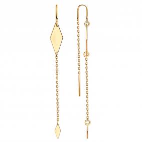 Золотые серьги Красносельский ювелир С3521 С3521 фото