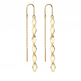 Золотые серьги Красносельский ювелир С3522 С3522 фото