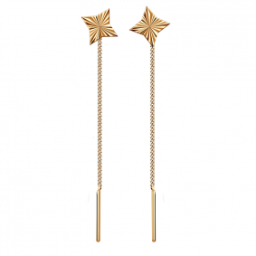 Золотые серьги Александра С353ск С353ск фото