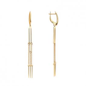 Золотые серьги Красносельский ювелир С3606 С3606 фото