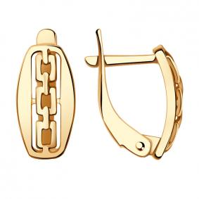 Золотые серьги Красносельский ювелир С3629 С3629 фото