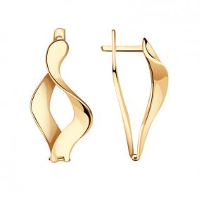 Золотые серьги Красносельский ювелир С3694 С3694 фото