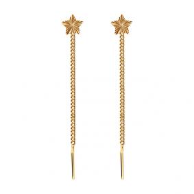 Золотые серьги Красносельский ювелир С3821 С3821 фото