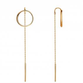 Золотые серьги Красносельский ювелир С3878 С3878 фото