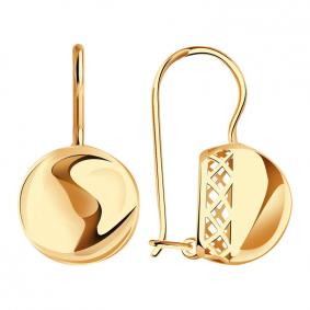 Золотые серьги Красносельский ювелир Сд2843 Сд2843 фото