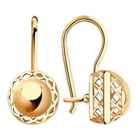 Золотые серьги Красносельский ювелир Сд2844 Сд2844 фото