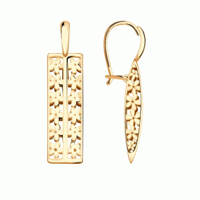 Золотые серьги Красносельский ювелир Сд3040 Сд3040 фото