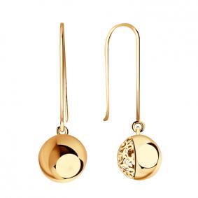 Золотые серьги Красносельский ювелир Сд3156 Сд3156 фото