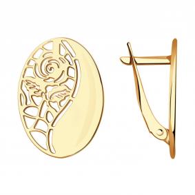 Золотые серьги Красносельский ювелир Сд3208 Сд3208 фото