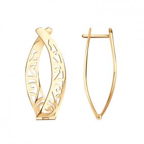 Золотые серьги Красносельский ювелир Сд3275 Сд3275 фото