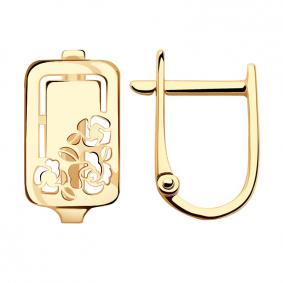 Золотые серьги Красносельский ювелир Сд3465 Сд3465 фото