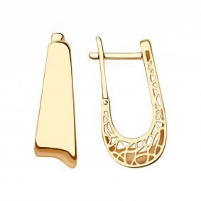 Золотые серьги Красносельский ювелир Сд3518 Сд3518 фото