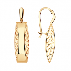 Золотые серьги Красносельский ювелир Сд3593 Сд3593 фото