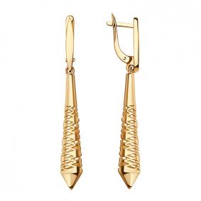 Золотые серьги Красносельский ювелир Сд3596 Сд3596 фото