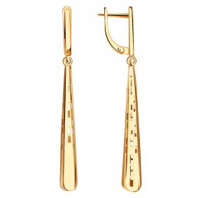 Золотые серьги Красносельский ювелир Сд3597 Сд3597 фото