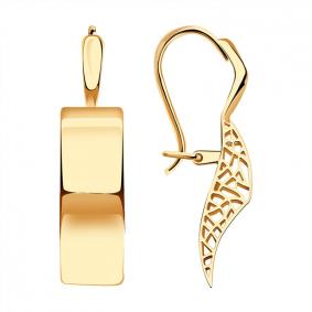 Золотые серьги Красносельский ювелир Сд3598 Сд3598 фото