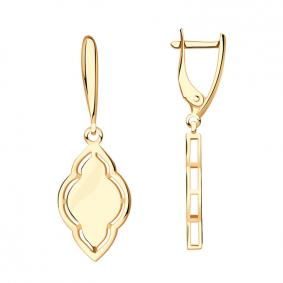 Золотые серьги Красносельский ювелир Сд3599 Сд3599 фото