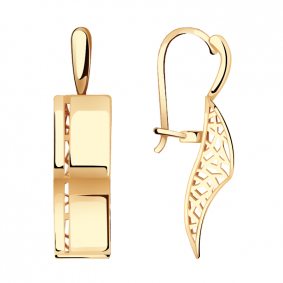 Золотые серьги Красносельский ювелир Сд3608 Сд3608 фото