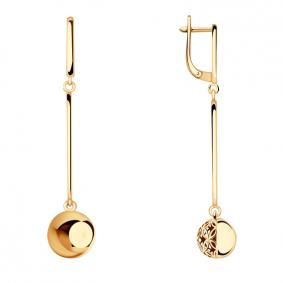 Золотые серьги Красносельский ювелир Сд3624 Сд3624 фото