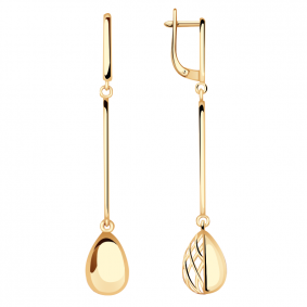 Золотые серьги Красносельский ювелир Сд3625 Сд3625 фото