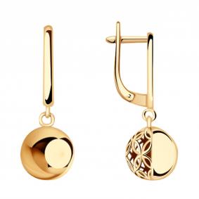 Золотые серьги Красносельский ювелир Сд3627 Сд3627 фото